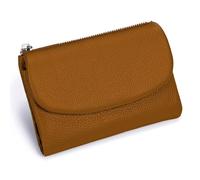 Portafoglio, Portafoglio In Pelle Di Ciottoli Morbido Unisex, Pieghevole Da Donna, Grande Capacità(Marrone)
