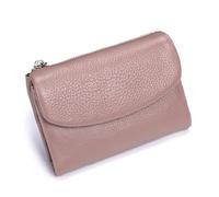 Portafoglio, Portafoglio In Pelle Di Ciottoli Morbido Unisex, Pieghevole Da Donna, Grande Capacità(Pink)