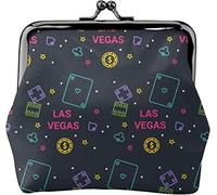 Portafoglio portamonete Las Vegas modello donna ragazza borsa dei soldi bacio-blocco chiusura fibbia portafoglio cambio borsa, Come nella foto, Taglia unica, Organizer per borse
