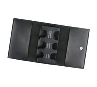 Portafoglio portamonete - Resistente custodia in pelle a tre volte | Mini portafoglio portatile multifunzionale per banconote, banconote e carte | elegante accessorio regalo per coppie, viaggi o uso