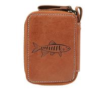 Portafoglio portaoggetti per esche da stiva glitterate - legante da multifunzionale, essiccatore portatile per mosca organizzatore di ingranaggi impermeabile, supporto per placcaggio compatto |