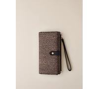 Borbonese Portafoglio Con Patta Porta Telefono 930162I15 Beige