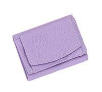 Portafoglio RFID con tasca portamonete Minimalista Protetto senza contatto RFID Blocking Pouch Holder Pocket Wallet Sicurezza e tranquillità. Design leggero e minimalista, Viola lavanda, alla moda