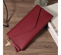 Portafoglio ripiegabile da donna, elegante, moderno e pratico, con capacità di archiviazione per carte di credito, contanti e documenti, adatto per l'ufficio, la scuola, il lavoro e i regali, ideale p