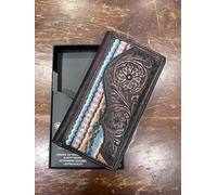 Portafoglio Rodeo da uomo in pelle Ariat Multicolor Rug Leather Ariat A3552002