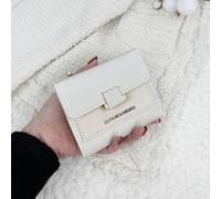 Portafoglio slim donna con tasca porta monete, portafoglio sottile e leggero, con più scomparti, portacard e porta documenti, di design minimalista e moderno, adatto come regalo per anniversario, Nata