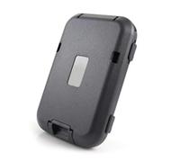 Portafoglio sottile con blocco RFID, da uomo, rimovibile, in metallo, con fermasoldi, resistente agli urti, grigio, 1.0*1.0*1.0