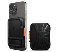 Spigen Lock Fit MagFit Portafoglio (5 carte) Magsafe Wallet Magnetico Portacarte Compatibile con iPhone 16/15/14/13/12 Modelle, Accessori MagSafe - Nero