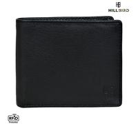 Portafoglio Uomo Bifold Minimalista in Vera Pelle Blocco RFID Slim Portafogli...