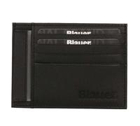 Portafoglio uomo Blauer card holder in pelle colore: NERO