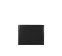 Portafogli uomo in pelle con portamonete e finestra porta documenti Modus Restyling nero - Tabella Colori: Nero