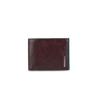 Portafoglio uomo con portamonete in pelle Blue Square Piquadro