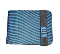 Portafoglio Uomo -F.C. INTER Calcio, Nero Blu - Apertura con Elastico -Portamonete con Chiusura Magnetica - Multi Scomparti Interni - Portafoglio Bambino - Squadre Calcio Serie A - Tifoso Interista