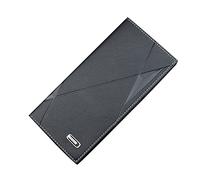 Portafoglio Uomo in Pelle Vera, Portafoglio Uomo Slim Piccolo Leather Wallet with Attached Flip Pocket Accessorio da Viaggio-Portafoglio Bi-Fold Portafogli Uomo con Portamonete per Viaggi