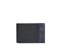 Portafogli con portamonete e finestra porta documenti Piquadro P16 blu - Tabella Colori: Blu