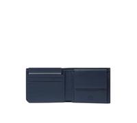 Portafoglio uomo piccolo con porta spiccioli in pelle Piquadro, blu - Tabella Colori: Blu