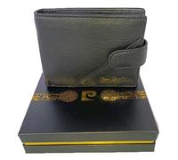 Portafoglio Uomo Pierre Cardin VERA PELLE morbida Bottone Portamonete Portacarte