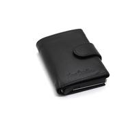 Portafoglio uomo Pierre Cardin verticale pelle porta carte alluminio RFID slim
