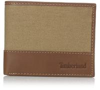 Portafoglio Uomo Timberland Baseline In Tela E Vera Pelle Khaki D28387/6