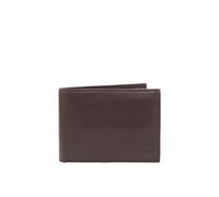 Portafoglio UOMO TIMBERLAND flap over portafoglio pelle DARKBROWN MARRONE 403592