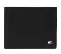 Tommy Hilfiger TH Emboss CC And Coin Am0am14242, Portafoglio Bifold Uomo, Black (Black), One Size