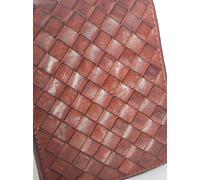 portafoglio uomo vera pelle intrecciato vintage portamonete portacarte documenti