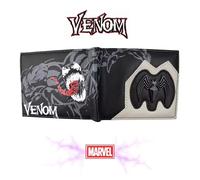 Portafoglio VENOM Spiderman Marvel design in pelle Edizione Limita Comics Zip