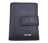 Portafoglio Verticale Slim Uomo Navigare In Pelle Porta Carte Credito Banconote