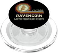 Portafoglio vintage Ravencoin, edizione limitata, per minatori e miniere RVN PopSockets PopGrip per MagSafe