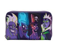 Portafoglio Zip Around Dei Cattivi Disney Nel Buio