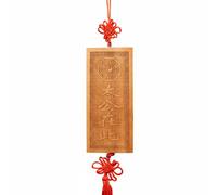 Portafortuna In Legno Di Pesco, Amuleto Feng Shui Per La Buona Sorte, Intagliato