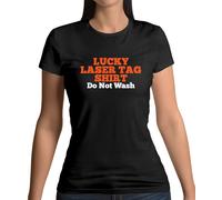 Portafortuna Laser Etichetta Camicia Non Lavare - Donna T-Shirt - Gioco Team