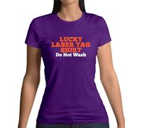 Portafortuna Laser Etichetta Camicia Non Lavare - Donna T-Shirt - Gioco Team