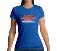 Portafortuna Laser Etichetta Camicia Non Lavare - Donna T-Shirt - Gioco Team