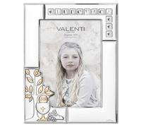 Valenti Argenti Cornice Prima Comunione Personalizzabile con Letterine Decoro con Albero della Vita cm 13 x 18