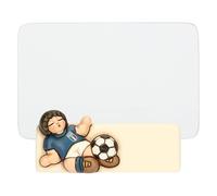 Portafoto calciatore in vetro