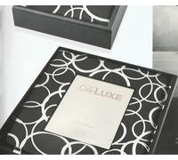 PORTAFOTO CORNICE ARGENTO 925 FASCIA LARGA RETRO LEGNO ROUND DE SANTIS ARGENTI