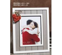 Portafoto Cuore 26 cm in legno Collezione Mandorle by Paben
