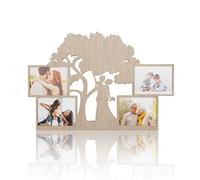 Portafoto da parete multiplo albero dell'amore in Legno. Perfetto per Idea Regalo.