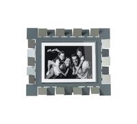 portafoto di design vertigo grande orizzontale Giada/petrolio in Ferro e polimetilmetacrilato 28x22h cm (18x13h cm formato foto)