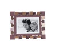 portafoto di design vertigo grande orizzontale Mocha mousse/viola ametista in Ferro e polimetilmetacrilato 28x22h cm (18x13h cm formato foto)