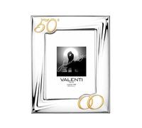 Portafoto in argento Valenti 50°Anniversario cm 13x18