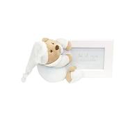 Portafoto Nanan Puccio Piccolo in Legno Bianco Azzurro