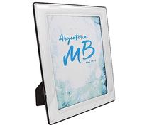 Portafoto per Fotografie 18x24 cm con Cornice in Argento Lucida con Bordo Perlè