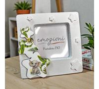 PORTAFOTO STELLINE ED BOMBONIERE BATTESIMO COMUNIONE BIMBA E CLIP