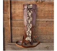 Portafrecce in Pelle Pu Regolabile con Retro Faretra Medievale Faretra con Freccia da Cavaliere Vintage con Custodia Grande, per Accessori per Costumi Cosplay/Tiro con L'Arco All'Aperto, Stile Medie