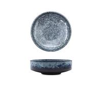 Portafrutta,Ciotole in ceramica creative, Set di 2: insalatiere, zuppiere, piatti alla moda for ristoranti, ciotole profonde, grandi ciotole for frutta for servire pasta, riso, dessert o snack,B,L (S