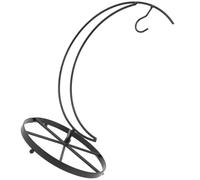 Portafrutta da Appendere in Ferro Massiccio a Forma di Mezzaluna, Porta Banane e Appendino per Uva da Interno, Supporto Salvaspazio per Cucina e Soggiorno