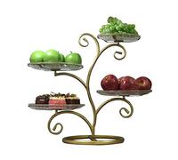 Portafrutta Display creativo del cesto della frutta del metallo della frutta della frutta del cestino della frutta per la ciotola del ciotola della frutta Organizzatore di verdure Fruttiera per Dispen