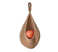 Portafrutta in rete traspirante da appendere, design per risparmiare spazio, migliora le forniture della cucina o la sala da pranzo, facile da installare